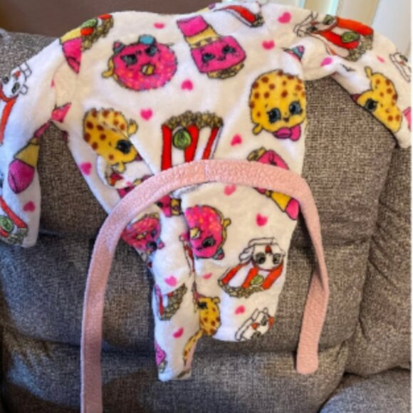 Childrens Girls Shopkins Bath Robe Size 6 - Picture 2 of 2